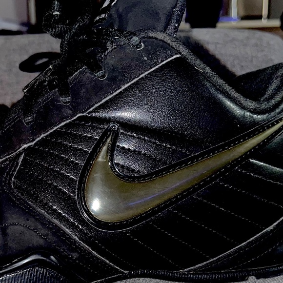 Nike Air Blackout Basketball Sneaker Shoes. Black. Size 10 - Picture 3 of 7